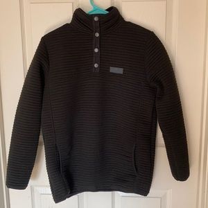 Simply Southern black quilted pullover.